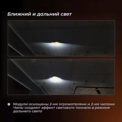 Билед линзы AOZOOM A14 на гайку 24V грузовые 3"