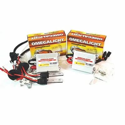 Комплект ксенона Omega Light Slim DC с лампами металл