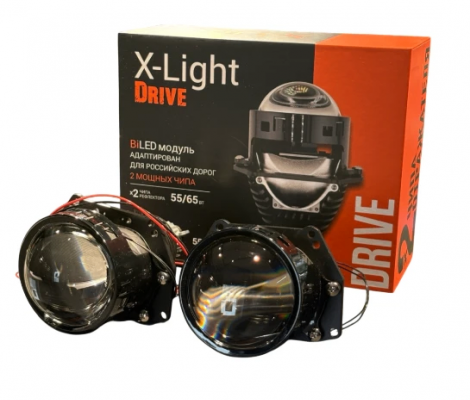 Билед линзы X-LIGHT DRIVE 3" 55/60W 5500K